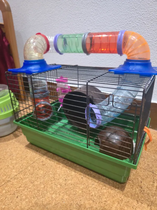 Jaula Hámster + Maletín Transporte