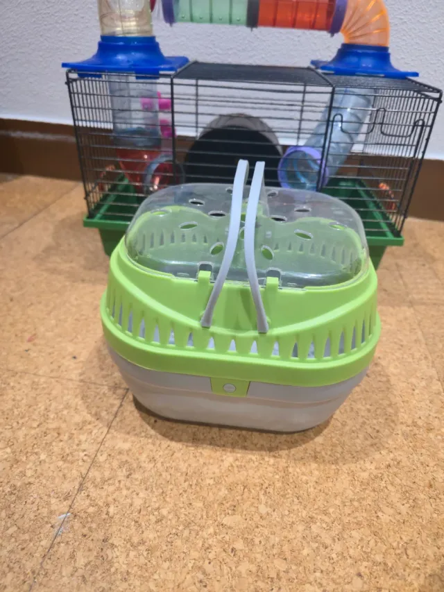 Jaula Hámster + Maletín Transporte