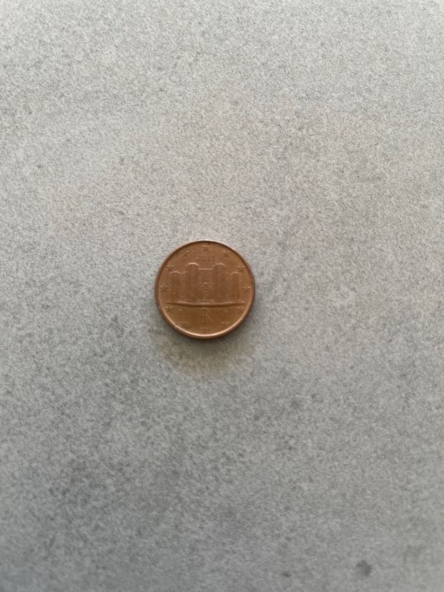 Moneda 1 céntimo Italia 2011