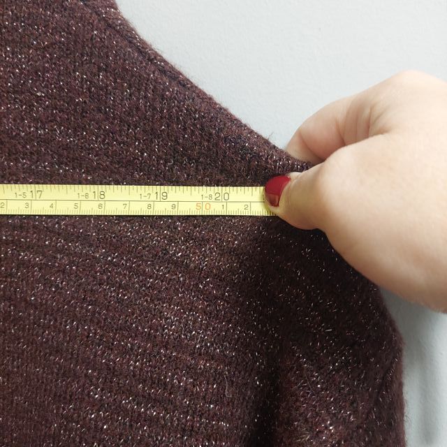 Jersey C&A cuello alto oversize marrón