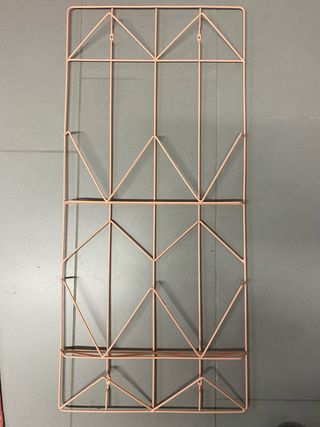 Bacheca griglia metallo rosa Ikea