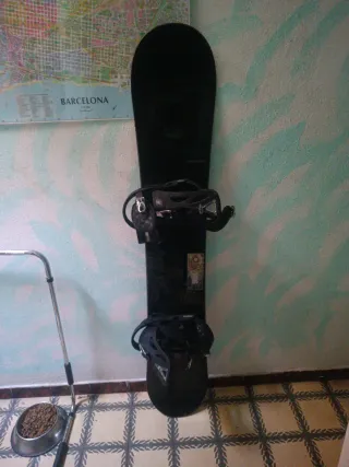 Tabla Snowboard Burton con Fijaciones Burton