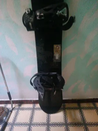 Tabla Snowboard Burton con Fijaciones Burton