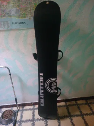 Tabla Snowboard Burton con Fijaciones Burton