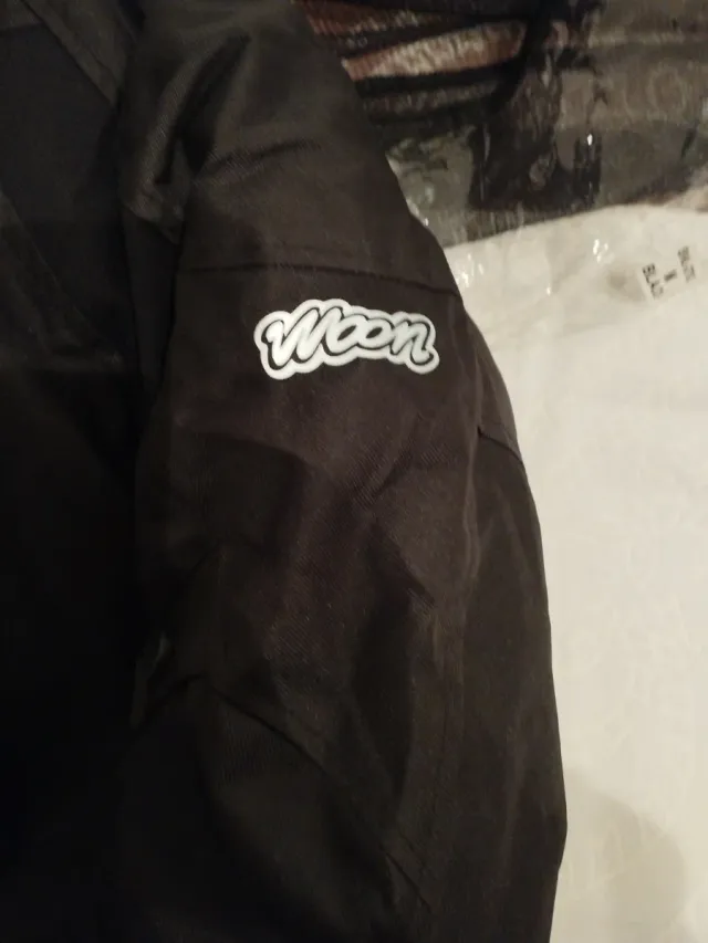 Chaqueta de moto negra talla M