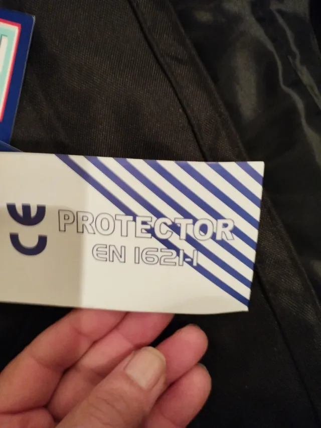 Chaqueta de moto negra talla M