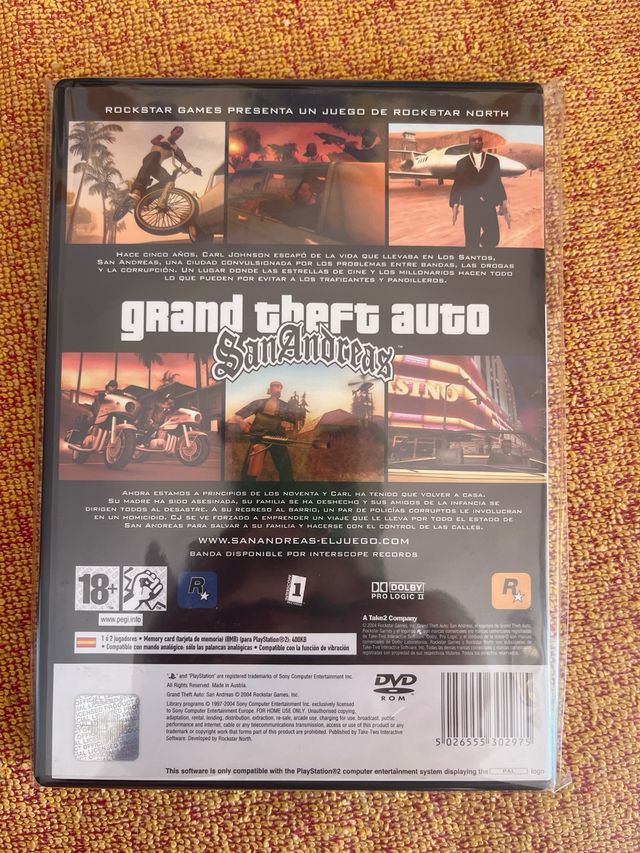 Grand Theft Auto San Andreas PS2