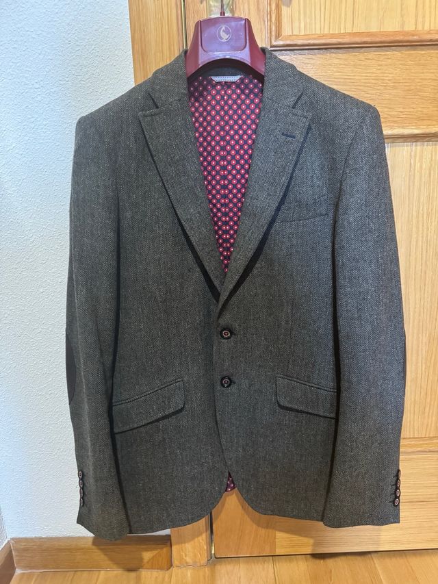 Americana El Ganso verde hombre