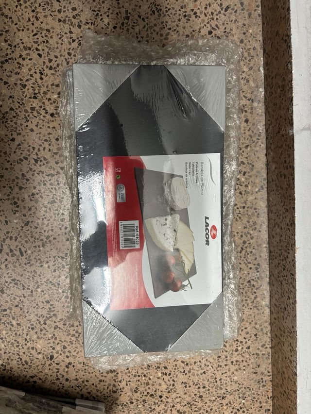 Platos de pizarra para comidas