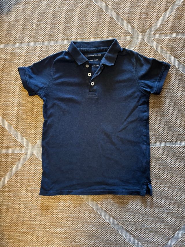 Polo azul marino manga corta