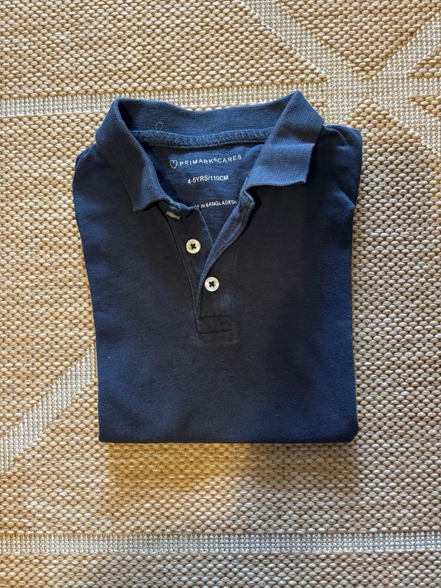 Polo azul marino manga corta