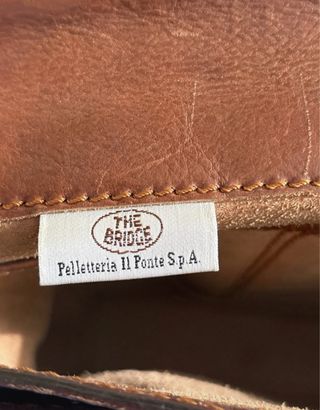 Borsa The Bridge in cuoio Made in Italy