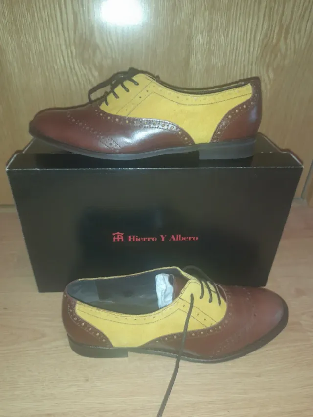 Zapatos estilo inglés Hierro Y Albero T40