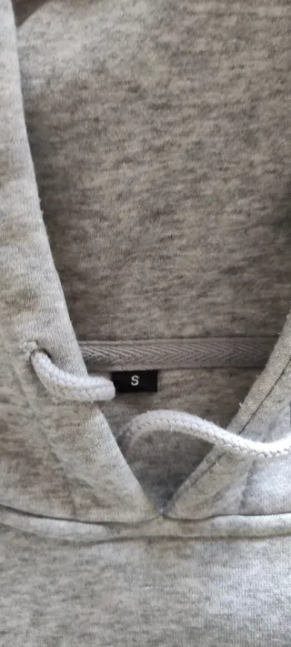 Sudadera con capucha gris Pray