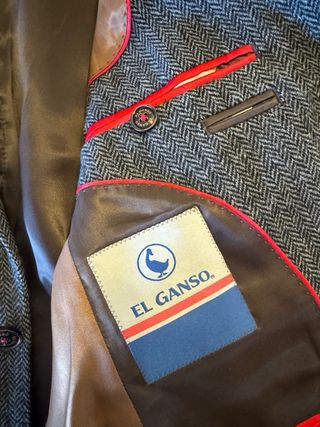 2 Americanas El Ganso Hombre Marrón y Gris