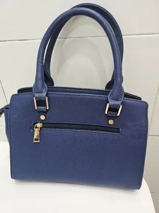 Bolso de mano azul mujer