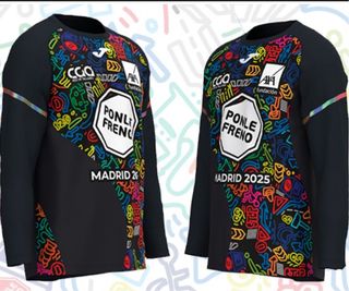 Camiseta Joma Técnica Mujer Talla M Negra Multicol