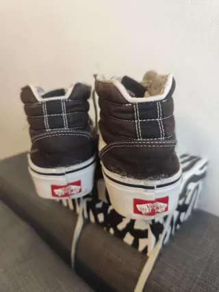 Vans zapatillas plataforma talla 37