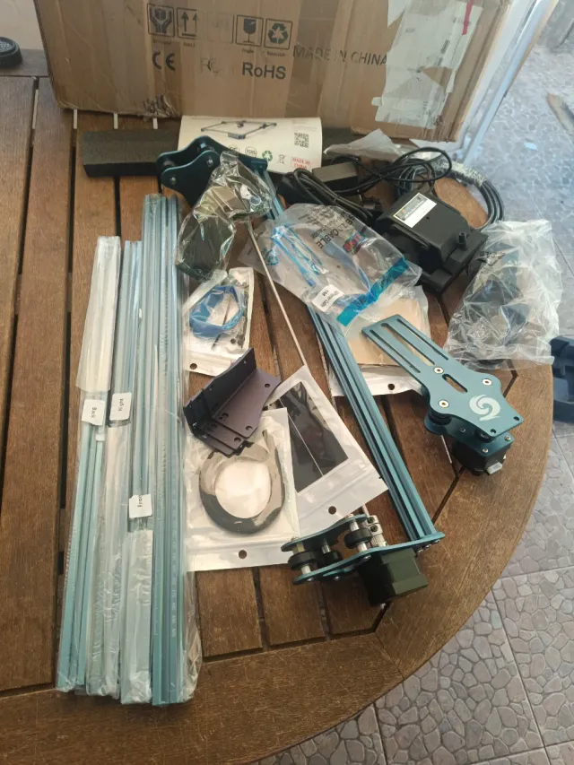 Despiece Sculpfun S9 con bomba de aire