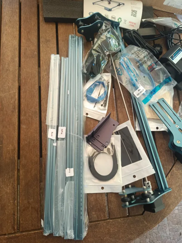 Despiece Sculpfun S9 con bomba de aire