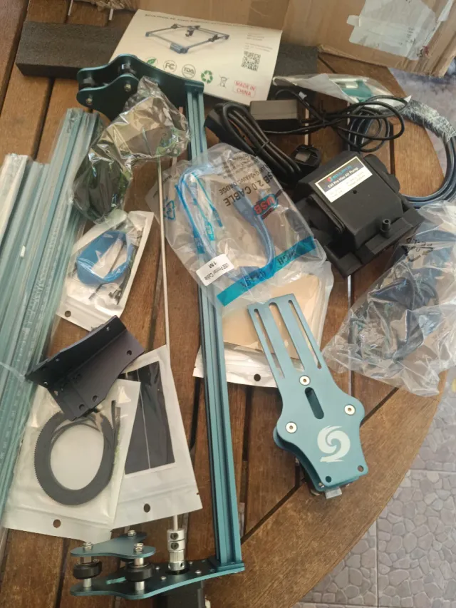 Despiece Sculpfun S9 con bomba de aire