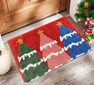 Alfombra Navideña Reno Feliz