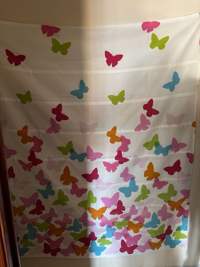 Cortina con Mariposas