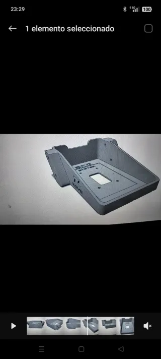 Refuerzo soporte móvil gps tablet kove 800x rally