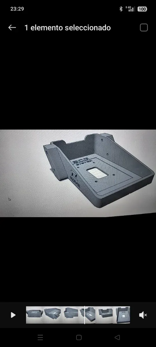 Refuerzo soporte móvil gps tablet kove 800x rally