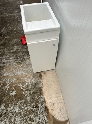 Lavadero de obra blanca