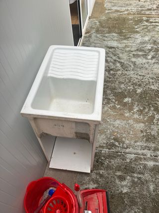 Lavadero de obra blanca