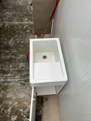 Lavadero de obra blanca