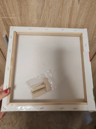 Nuevo lienzo para pintar 30x30cm