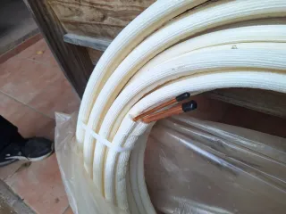 Rollo Tubo Aire Acondicionado 1/4 + 1/2