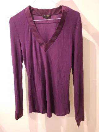 Massimo Dutti Jersey Morado Talla S