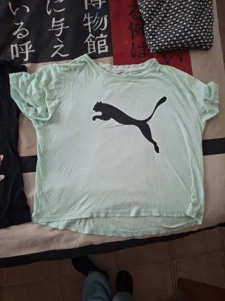 Camiseta Puma verde claro