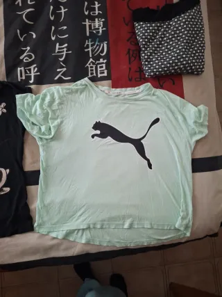 Camiseta Puma verde claro