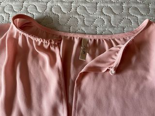 Blusa rosa empolvado manga larga