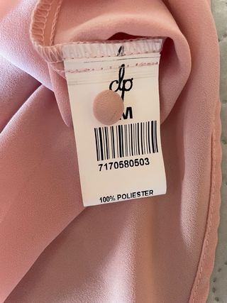 Blusa rosa empolvado manga larga