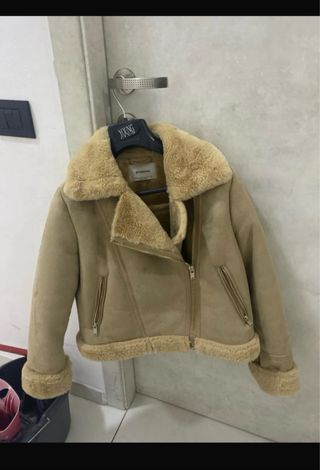 Cappotto montone foderato Stradivarius donna