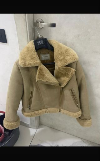 Cappotto montone foderato Stradivarius donna