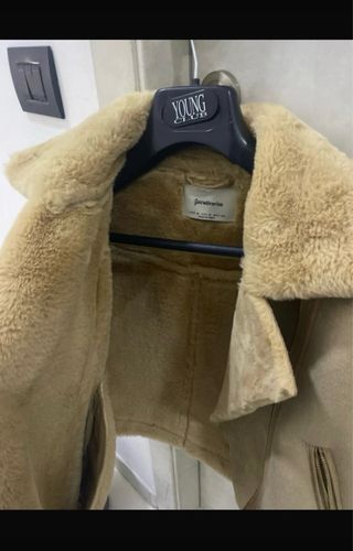 Cappotto montone foderato Stradivarius donna