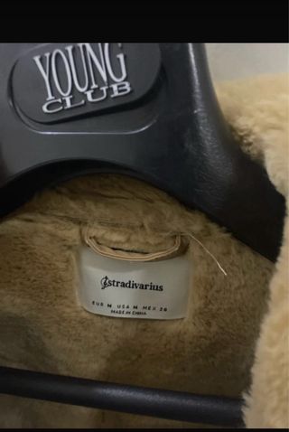 Cappotto montone foderato Stradivarius donna