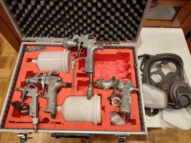 Pistola Pintura Carrocería + Pack Material