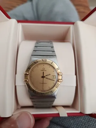 Reloj Omega Constellation Oro y Plata