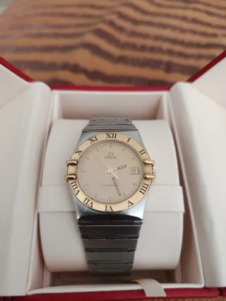 Reloj Omega Constellation Oro y Plata