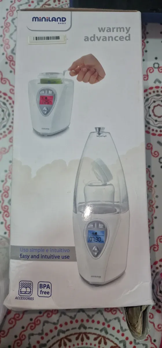 Calienta biberones Miniland con adaptador coche