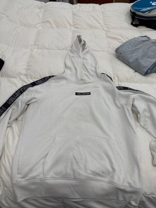 Sudadera Hollister Blanca Talla L