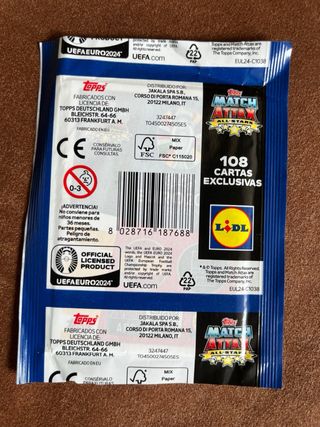 Sobres Cromos Euro 2024 Alemania Topps
