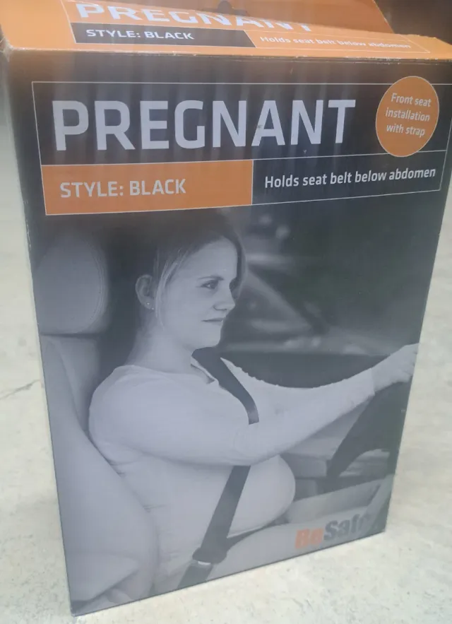 Cinturón Embarazada Negro BeSafe